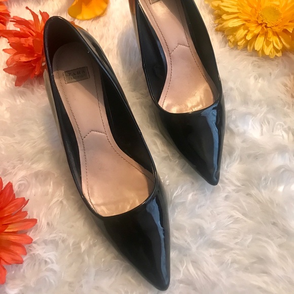 Zara 3” Patented & Leather Heels - Picture 2 of 7